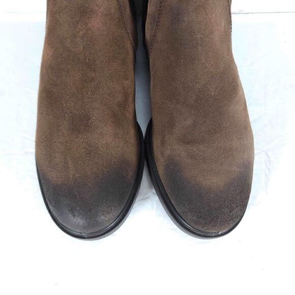 Ecco Women’s Touch 15 US 8 Brown Leather Side Zip Ankle Booties Boots - Picture 4 of 12